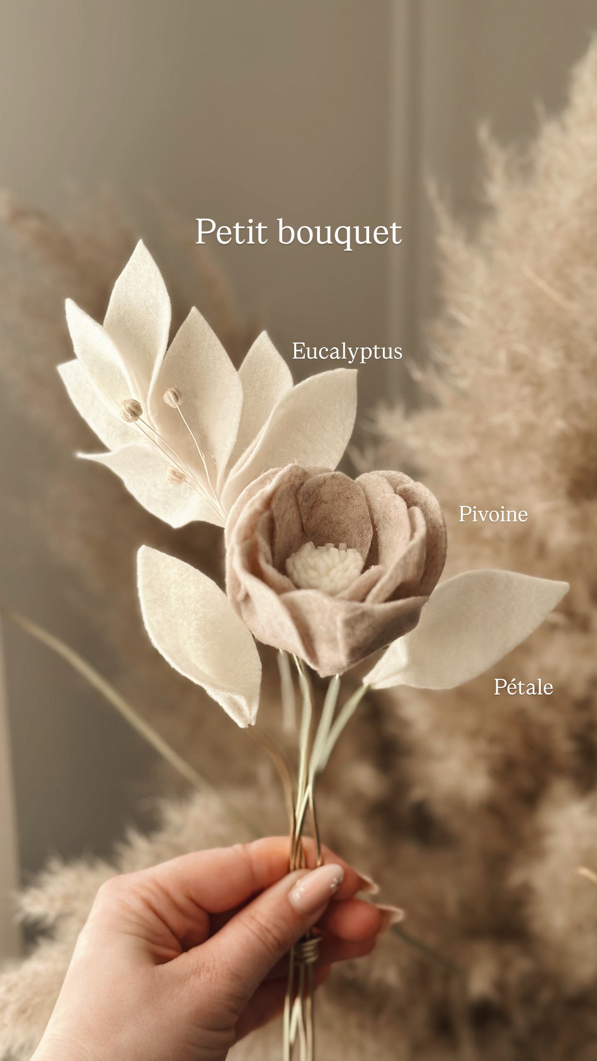 Bouquet feutré