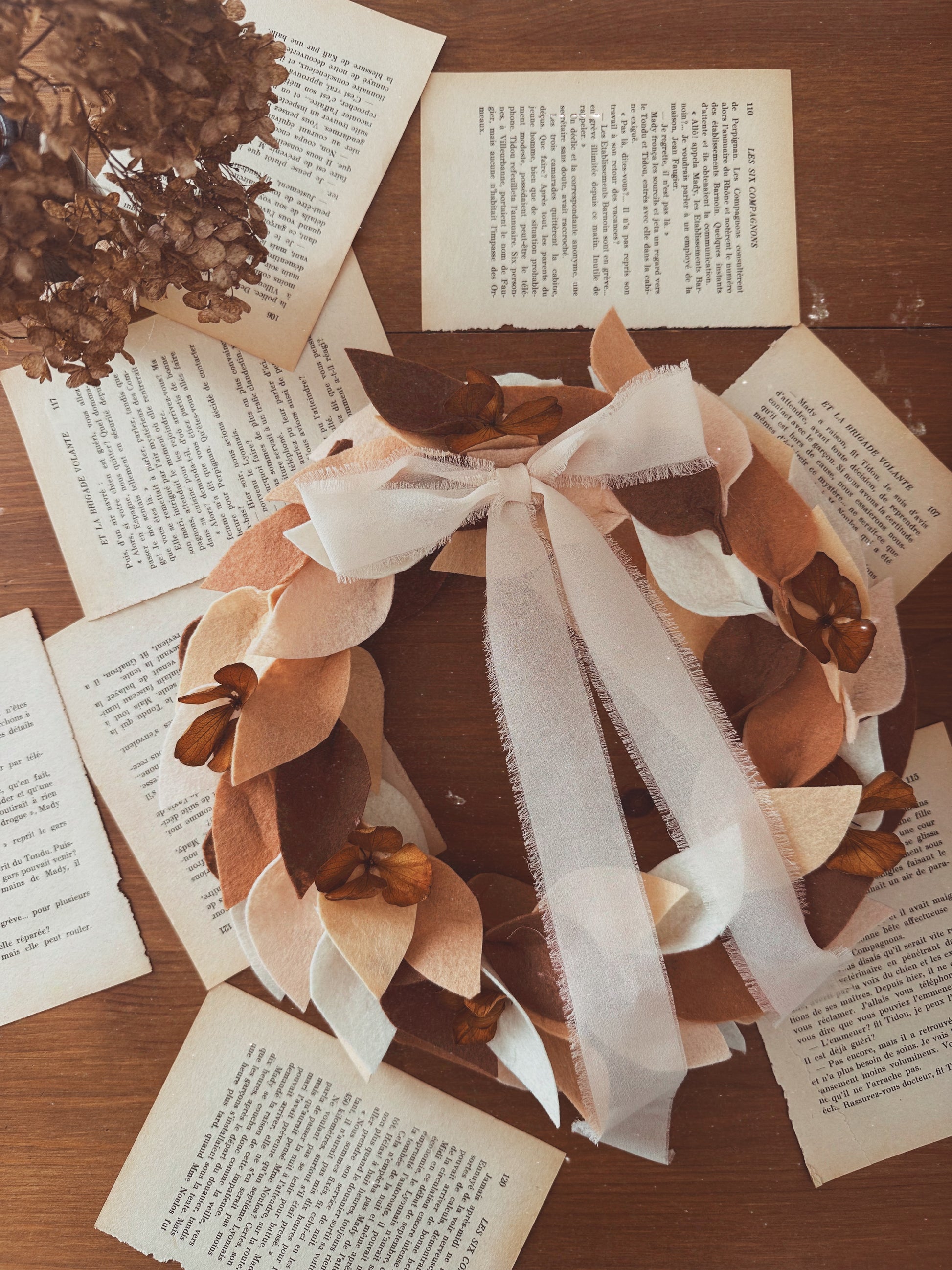 Couronne Pétales d'Automne
