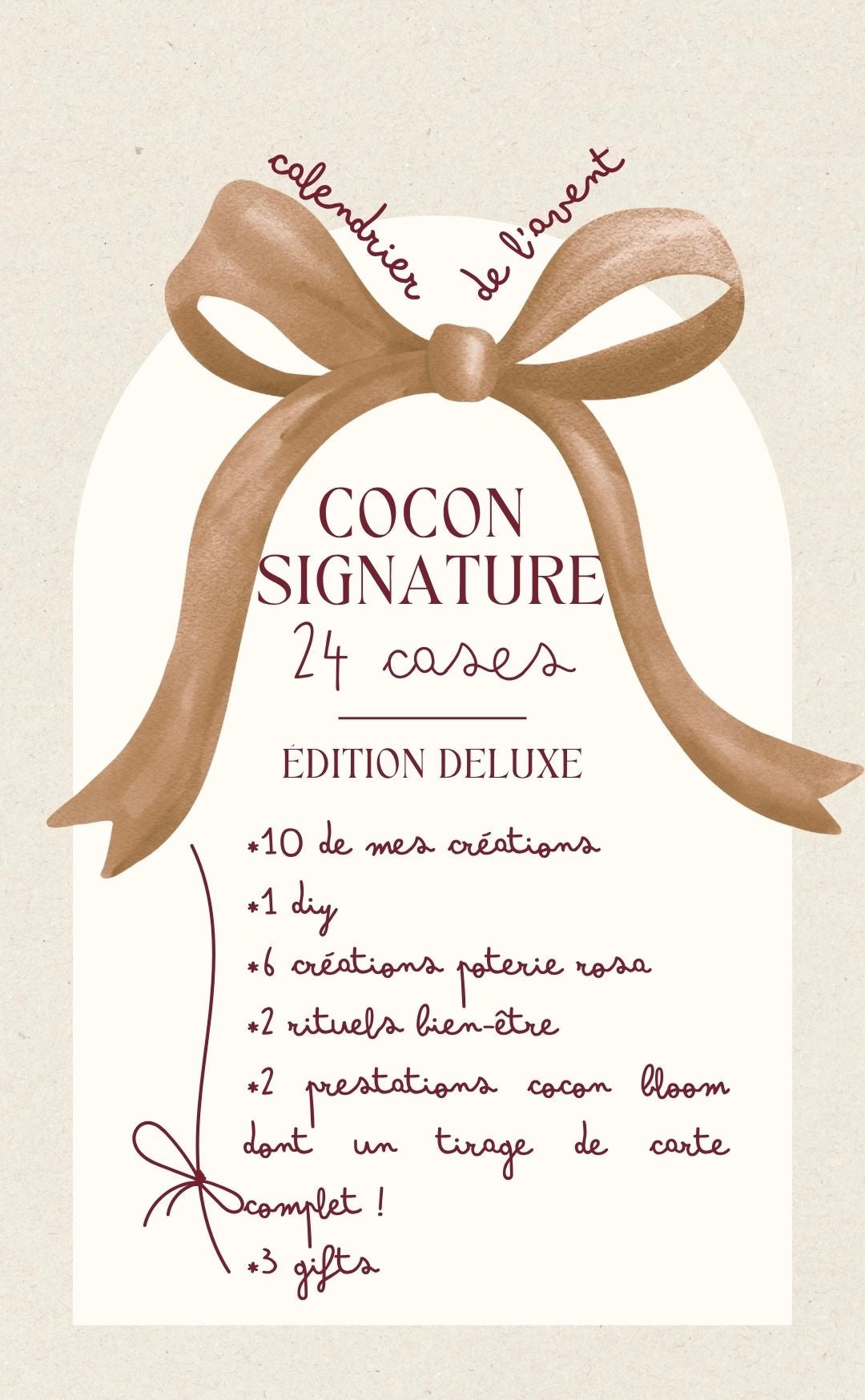 Calendrier de l'Avent - Cocon Christmas - Adulte