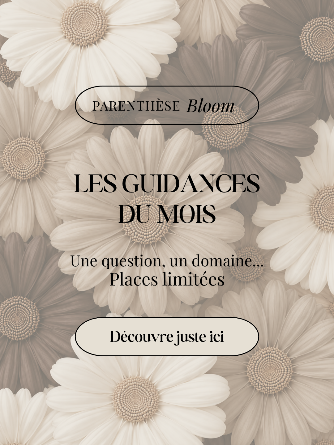 Les guidances du mois