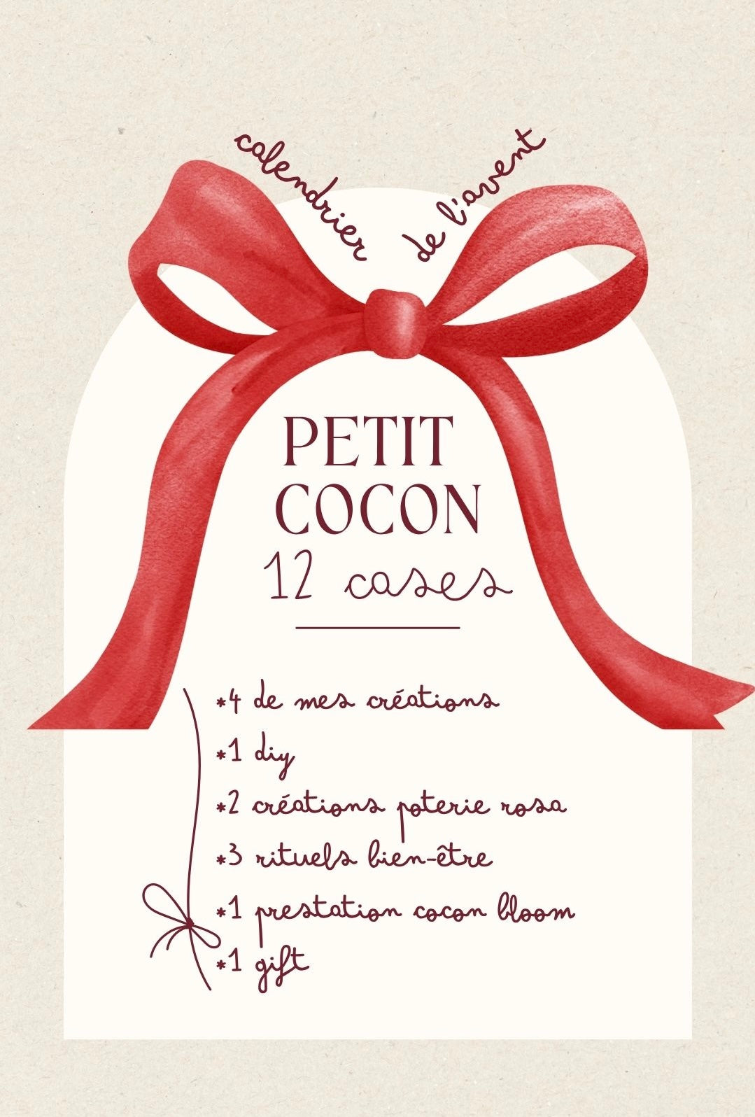 Calendrier de l'Avent - Cocon Christmas - Adulte