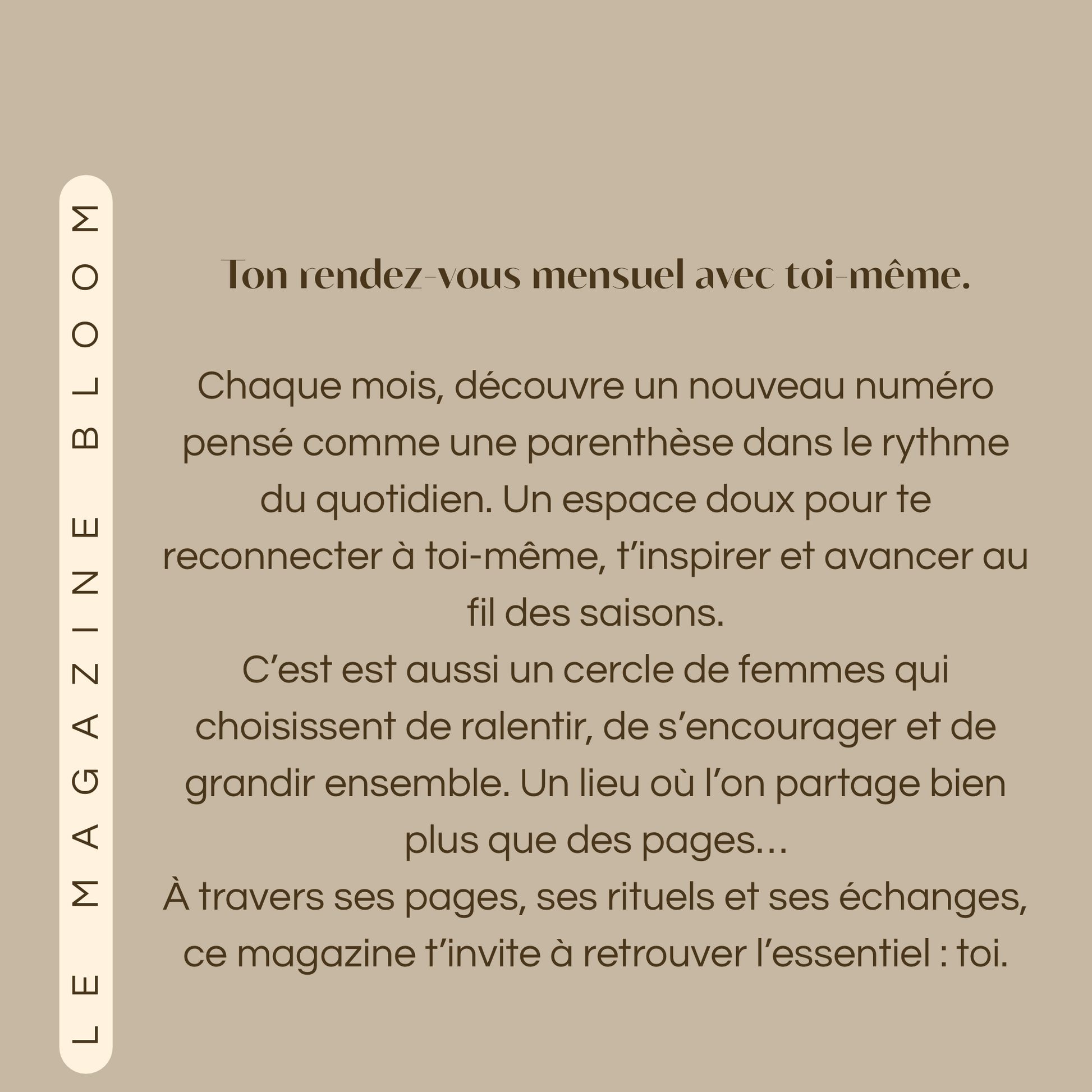Magazine Bloom | 1 Mois